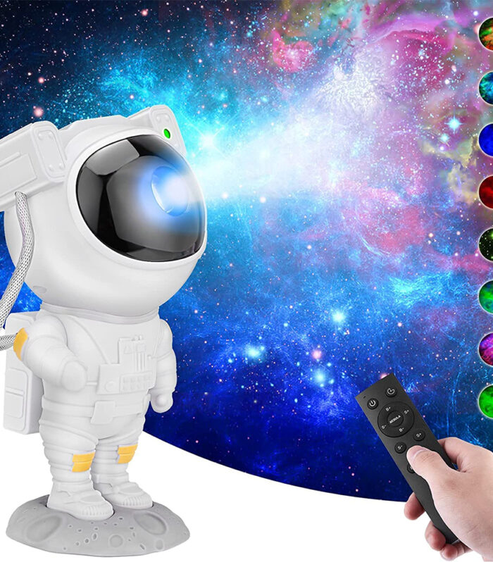 ASTRONAUT GALAXY PROJECTOR NIGHT LIGHT – 360° ROTATING STAR PROJECTOR