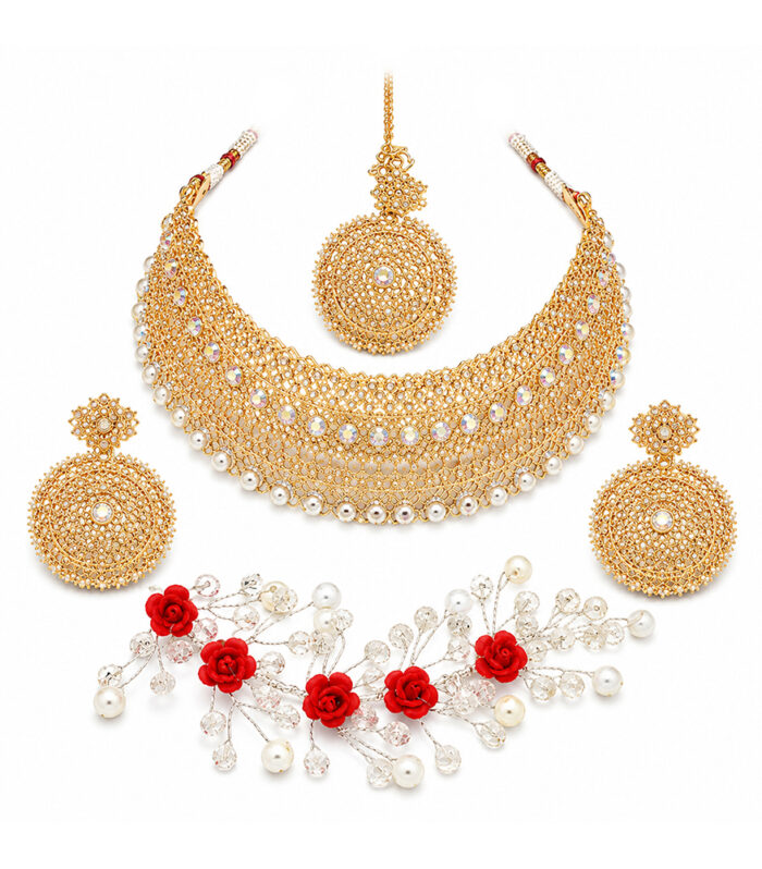 Royal Pearl Filigree Jewellery Set